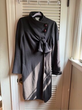 Sonia Rykiel Paris Brown Wool Blend Long Coat | Size 38 | Designer Vintage